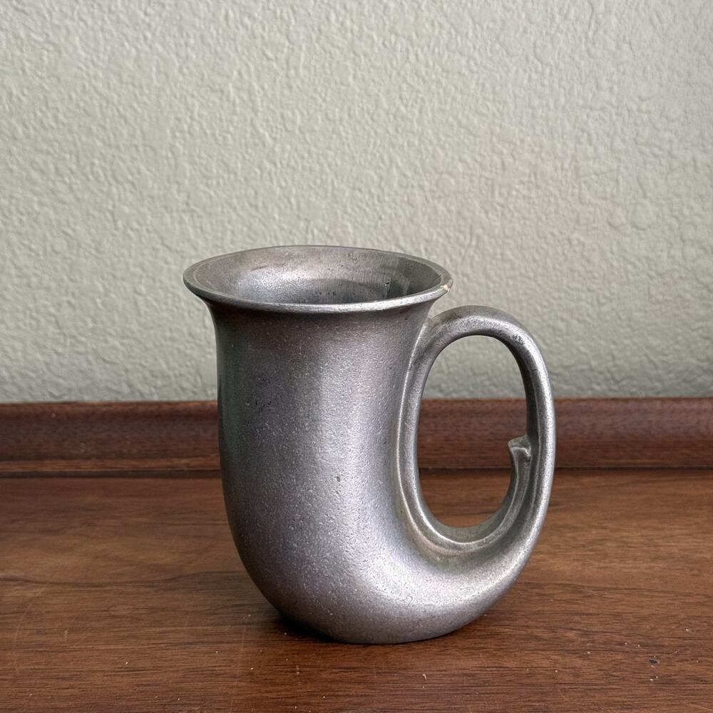 Vintage Wilton USA Armetale RWP French Horn Metal Pewter Mug/Beer Stein/Tankar